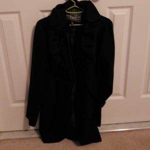 Black dress coat